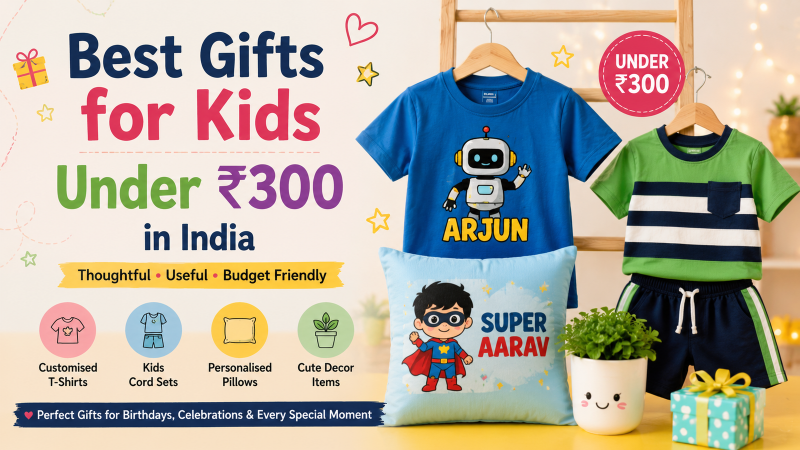 Best Gifts for Kids Under ₹300 in India